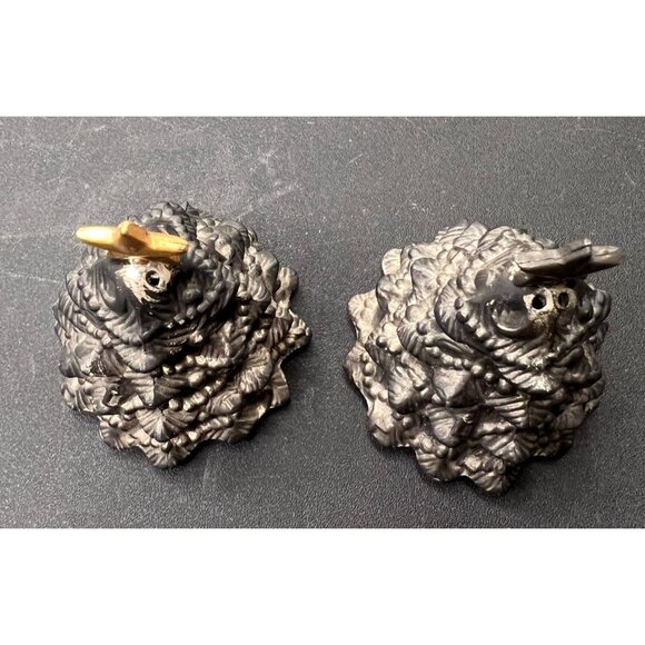 VGT Godinger Silver Plated Christmas Trees Salt and Pepper Shakers  Holiday - Picture 7 of 12